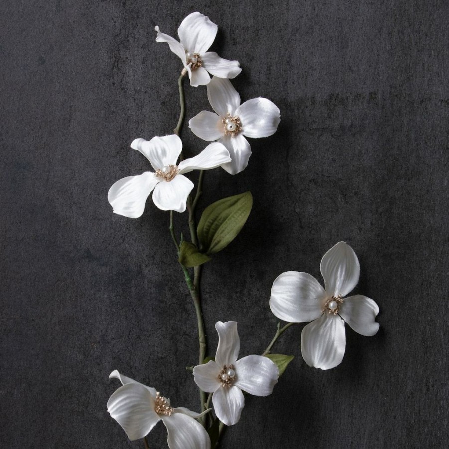 Floral * | Buy Pearl Dogwood Spray By Ashland