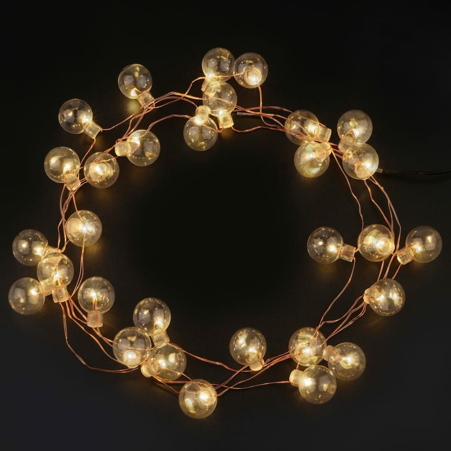 Home & Decor * | Coupon 30Ct. White Led String Lights By Ashland