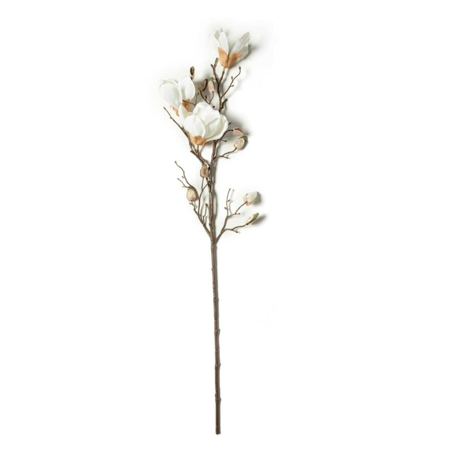 Floral * | Cheapest White Magnolia Branch Stem By Ashland