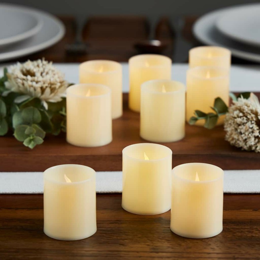 Home & Decor * | Budget Ashland Basic Elements Flameless Led Votives, 12 Count