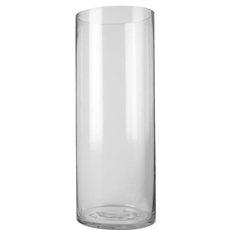 Floral * | Best Sale Ashland Large Cylinder Glass Vase, 18