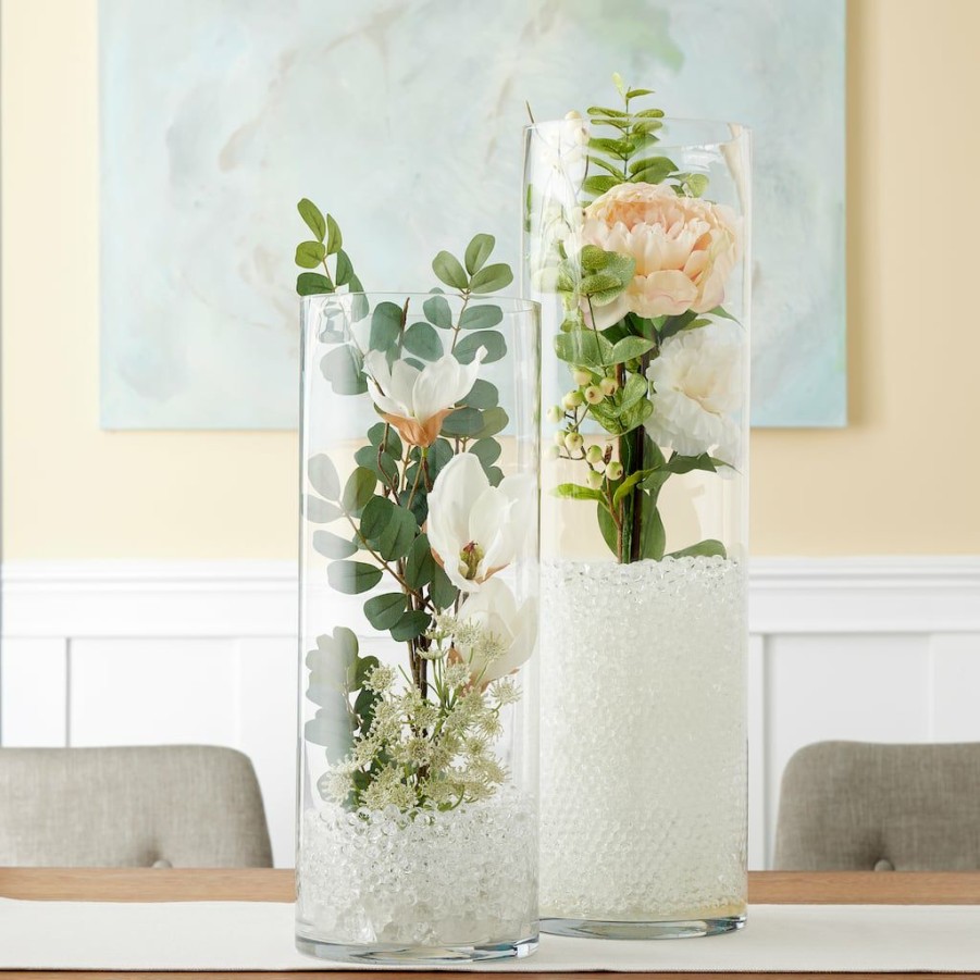 Floral * | Best Sale Ashland Large Cylinder Glass Vase, 18