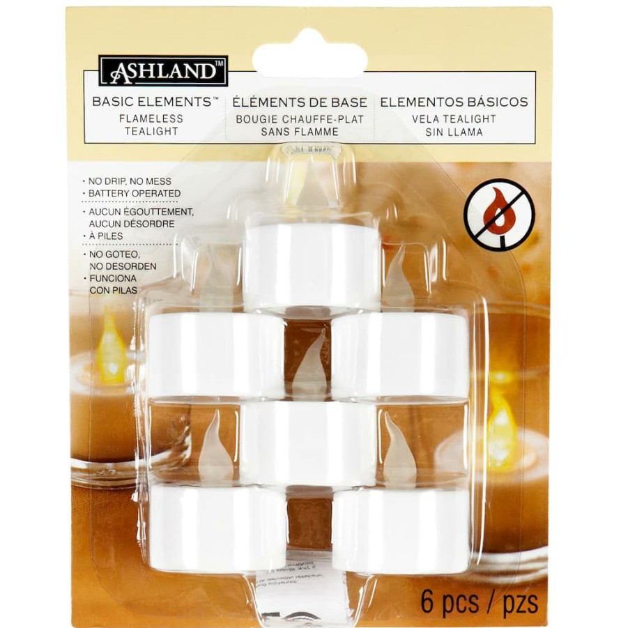 Home & Decor * | Budget Ashland Basic Elements Led Tea Lights Multipack