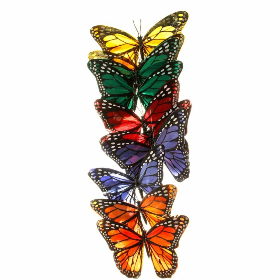 Floral * | Brand New 8 Packs: 10 Ct. (80 Total) Large Monarch Butterflies Value Pack By Ashland