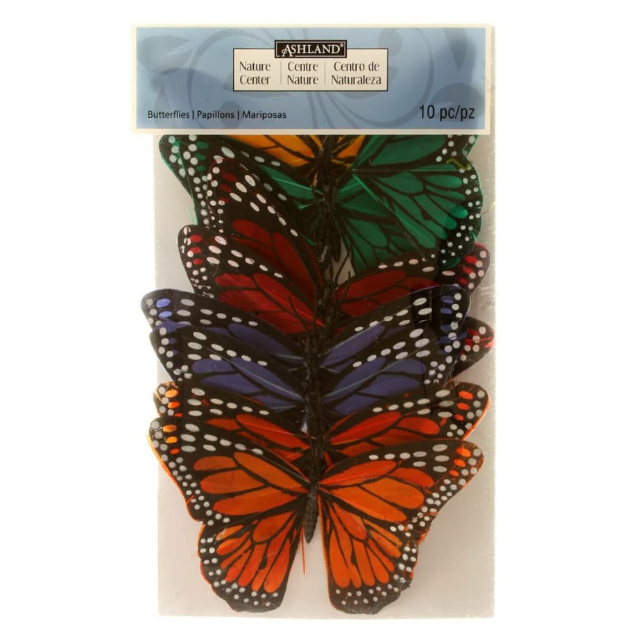 Floral * | Brand New 8 Packs: 10 Ct. (80 Total) Large Monarch Butterflies Value Pack By Ashland