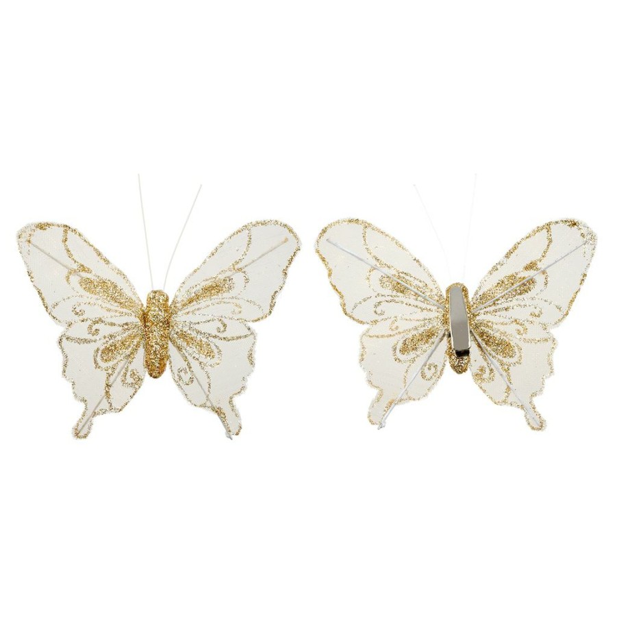 Floral * | New Glitter Butterfly Embellishments By Ashland