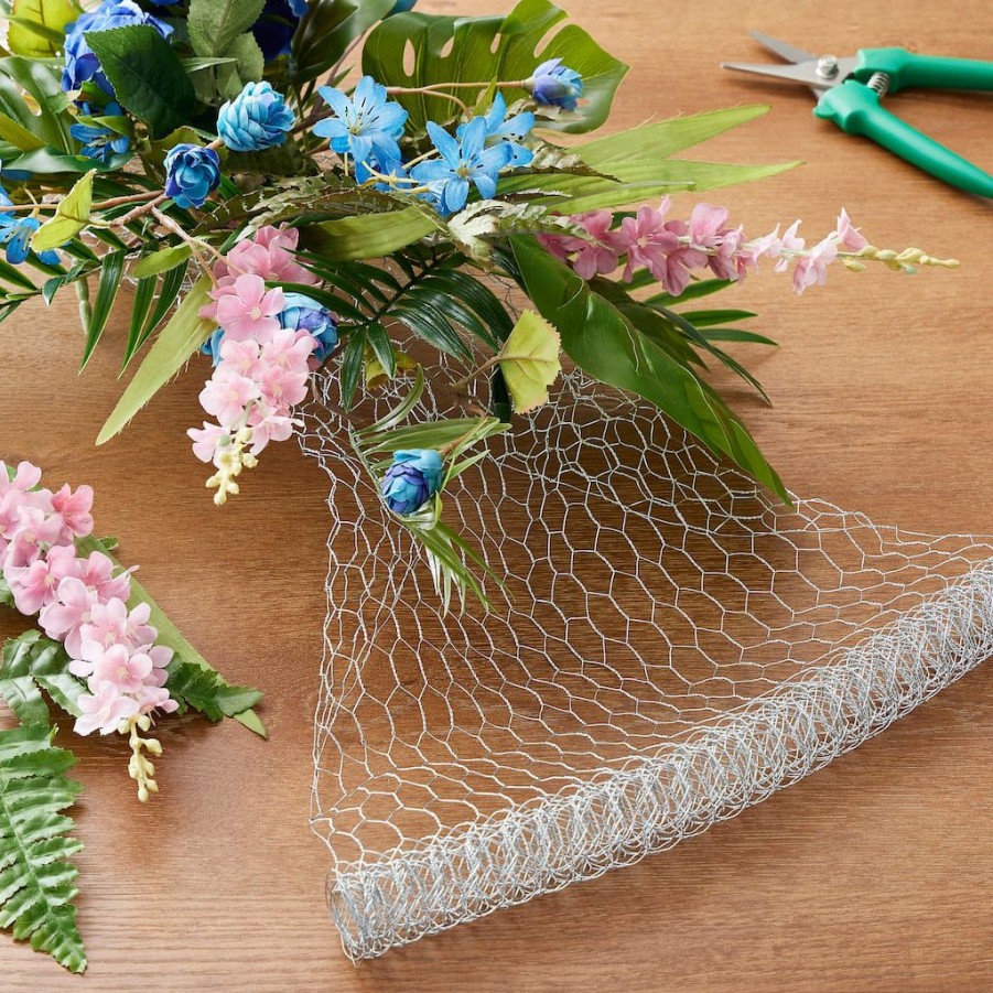 Floral * | Brand New 12 Pack: Galvanized Chicken Wire By Ashland