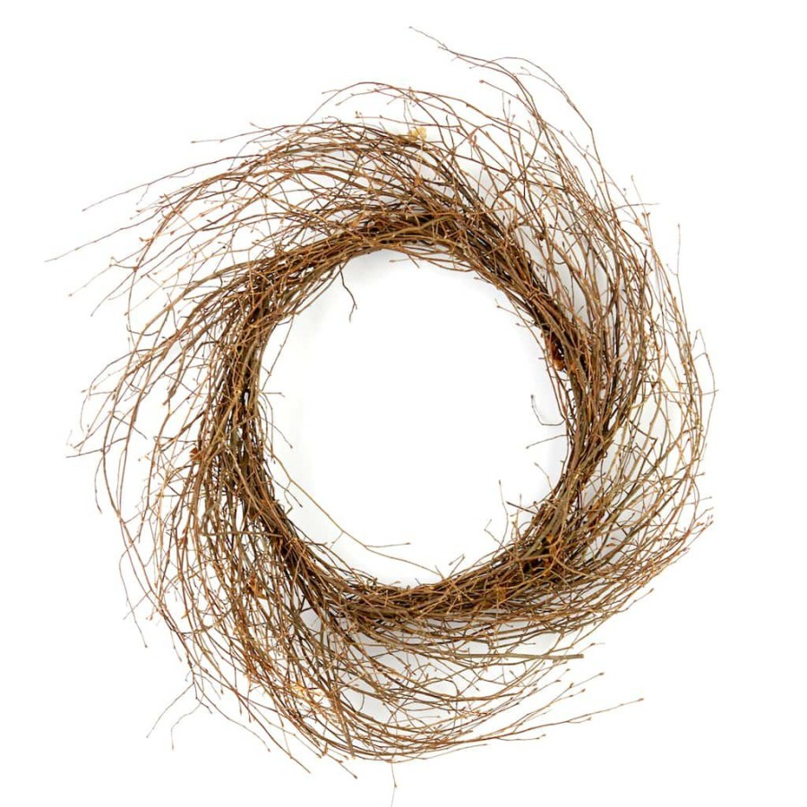 Floral * | Discount 24 Wispy Grapevine Wreath By Ashland