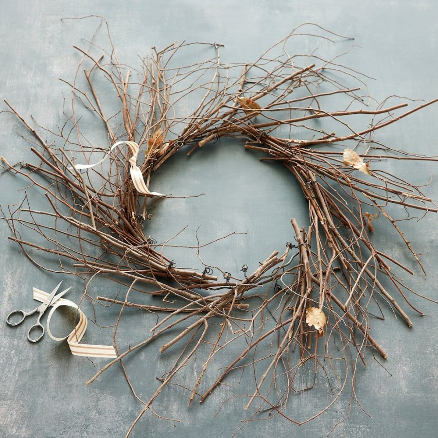 Floral * | Discount 24 Wispy Grapevine Wreath By Ashland