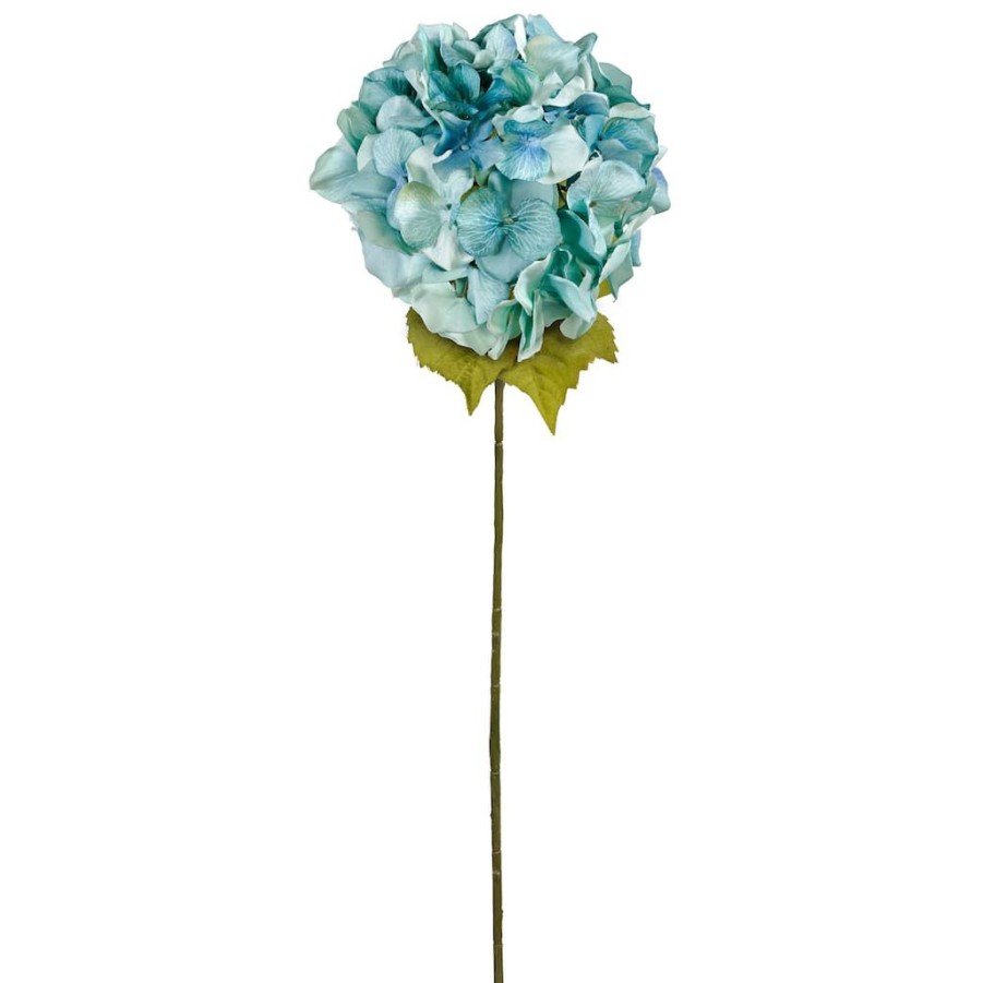 Floral * | Promo Teal Hydrangea Stem By Ashland