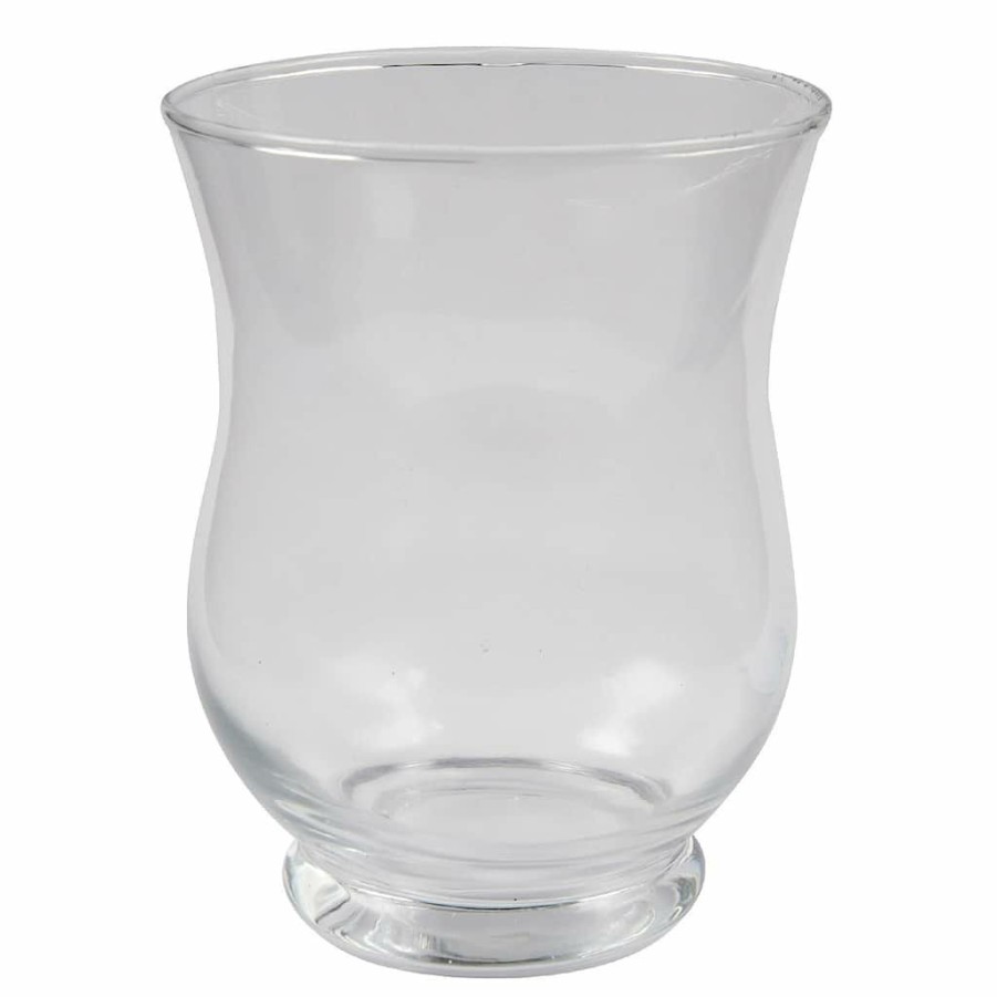 Home & Decor * | Promo Ashland Glass Hurricane Candle Holder Clear