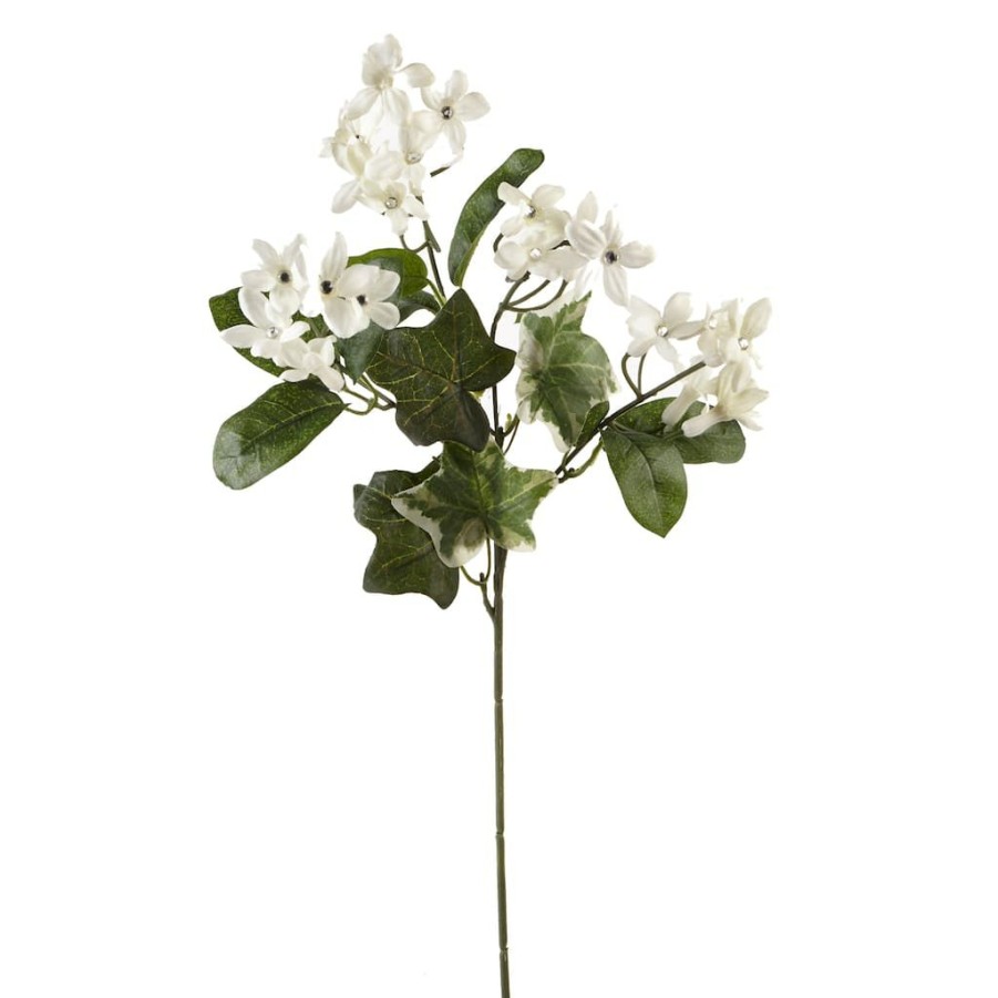 Floral * | Best Deal 12 Pack: White Rhinestone Stephanotis Spray By Ashland