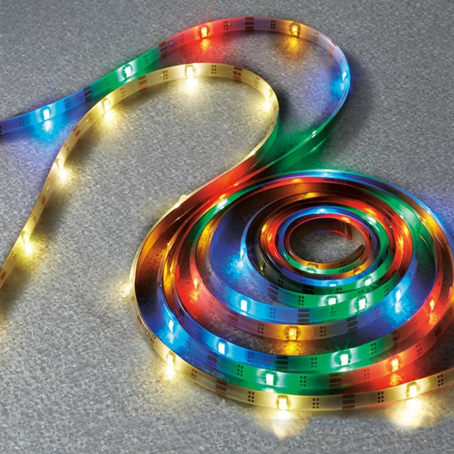 Home & Decor * | Best Reviews Of 12 Pack: 50Ct. Color Changing Led Tape Lights By Ashland