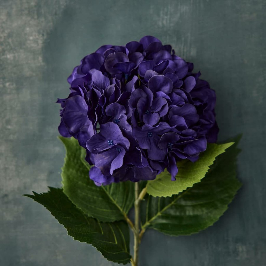 Floral * | Outlet 12 Pack: Purple-Blue Hydrangea Stem By Ashland