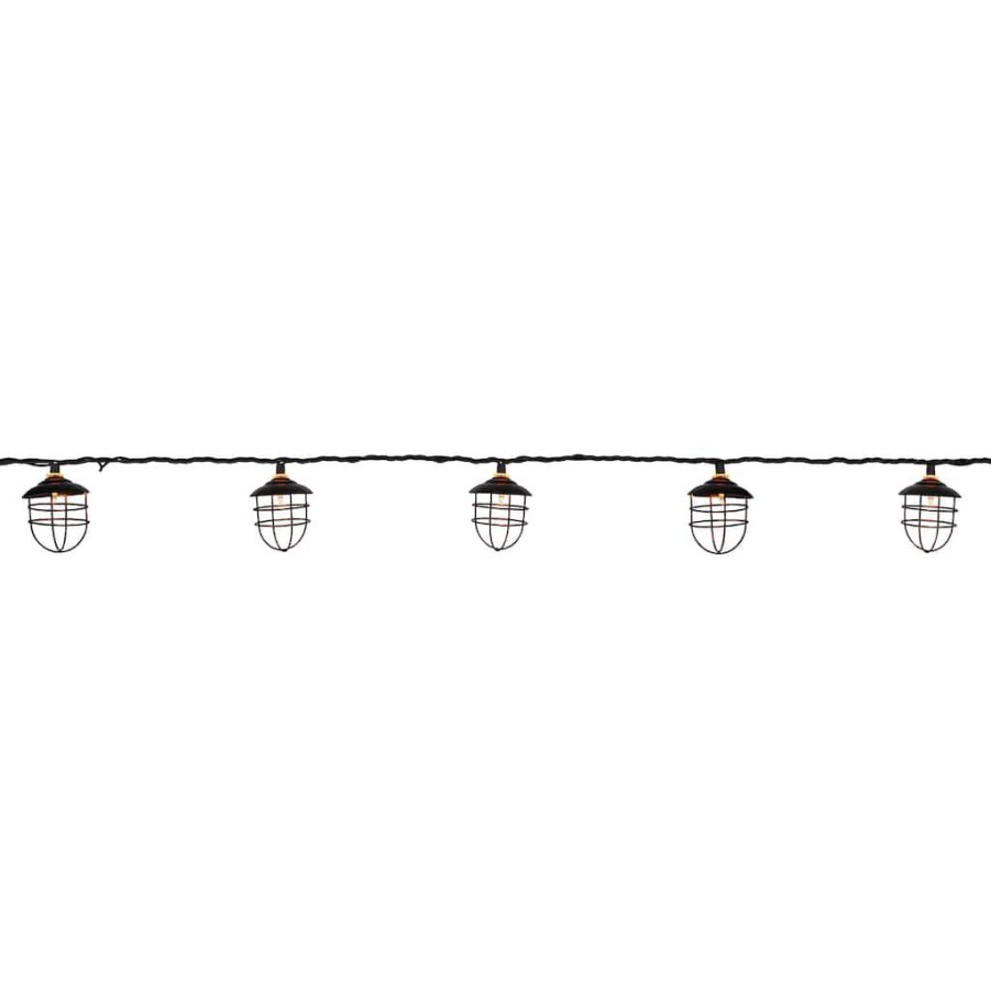 Home & Decor * | Cheapest Creative Collection Shimmer Lights Cage String Light Set By Ashland