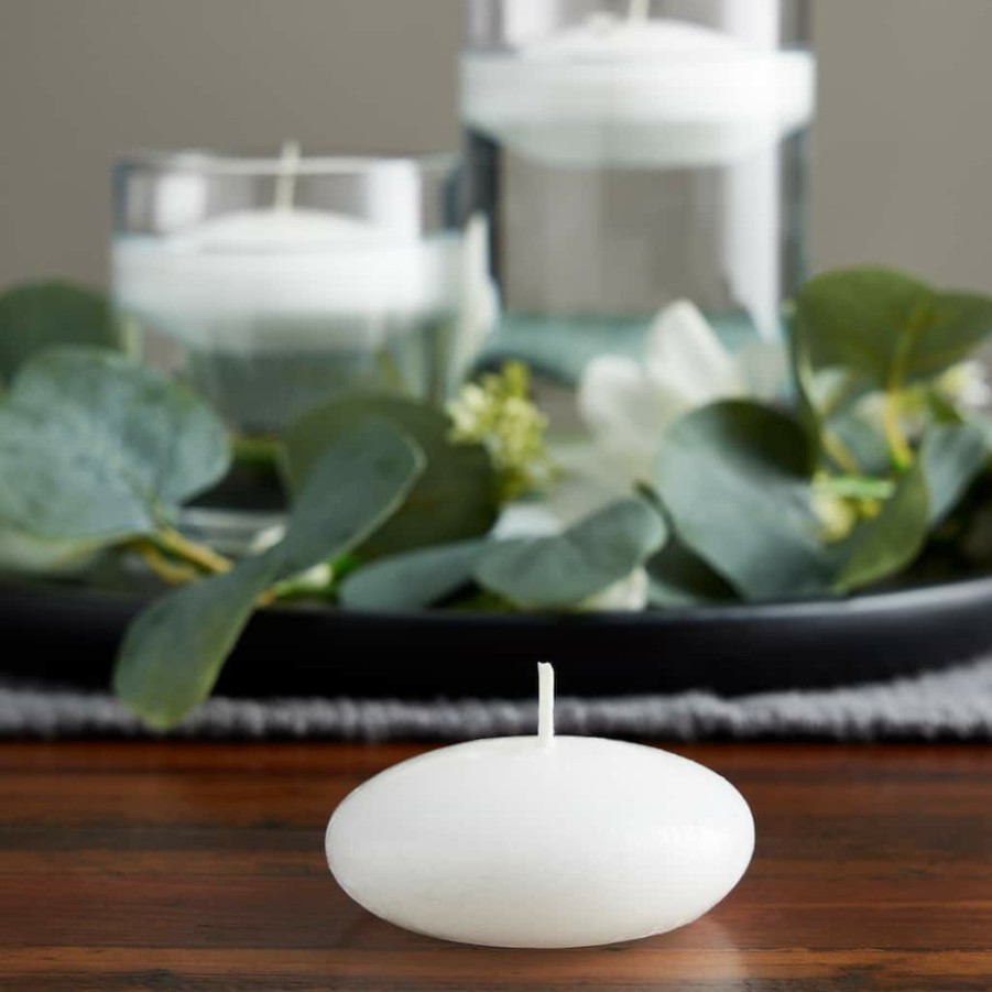 Home & Decor * | Promo Fresh Linen Floating Candle By Ashland