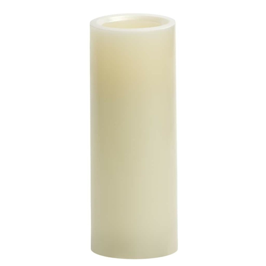 Home & Decor * | Wholesale Ivory 3 X 8 Led Pillar Candle By Ashland