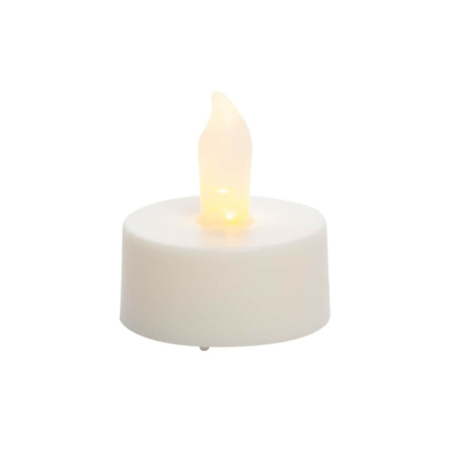 Home & Decor * | Flash Sale Ivory Led Twist Flame Tealight Candles, 4Ct. By Ashland