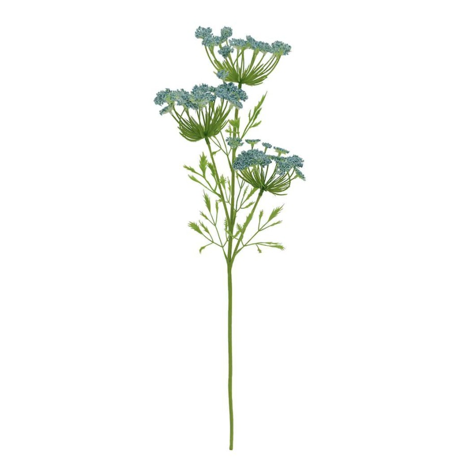 Floral * | Budget 12 Pack: Blue Queen Anne'S Lace Spray By Ashland