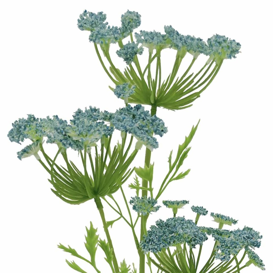 Floral * | Budget 12 Pack: Blue Queen Anne'S Lace Spray By Ashland