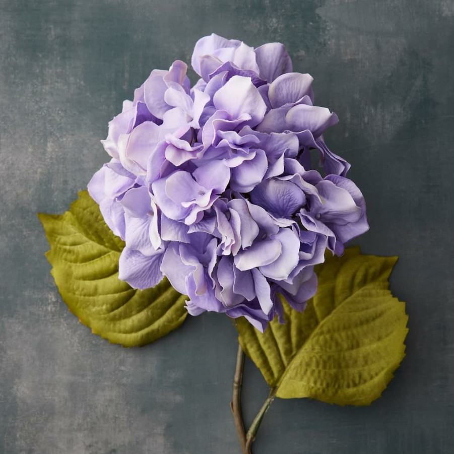 Floral * | Flash Sale Lavender Hydrangea Stem By Ashland