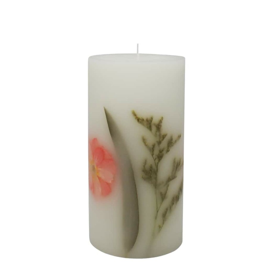 Home & Decor * | Best Reviews Of Home Fragrance Collection 3 X 6 Peony & Rose Scented Pillar Candle By Ashland