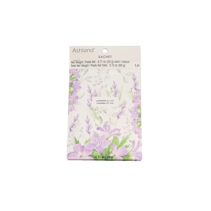 Home & Decor * | New Lavender & Lily Scented Sachet, 3Ct. By Ashland