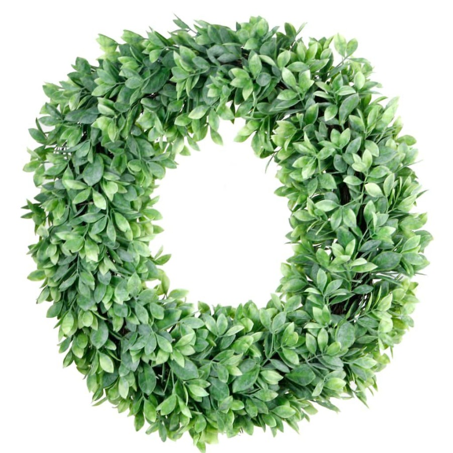 Floral * | Top 10 20 Plastic Foliage Wreath By Ashland