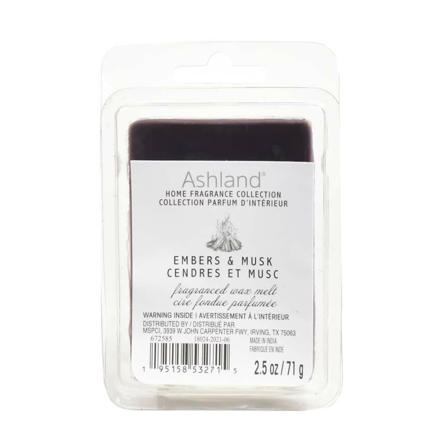 Home & Decor * | Discount Embers & Musk Scented Wax Melt By Ashland