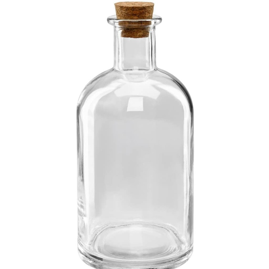 Floral * | Outlet Mini Glass Bottle With Cork By Ashland